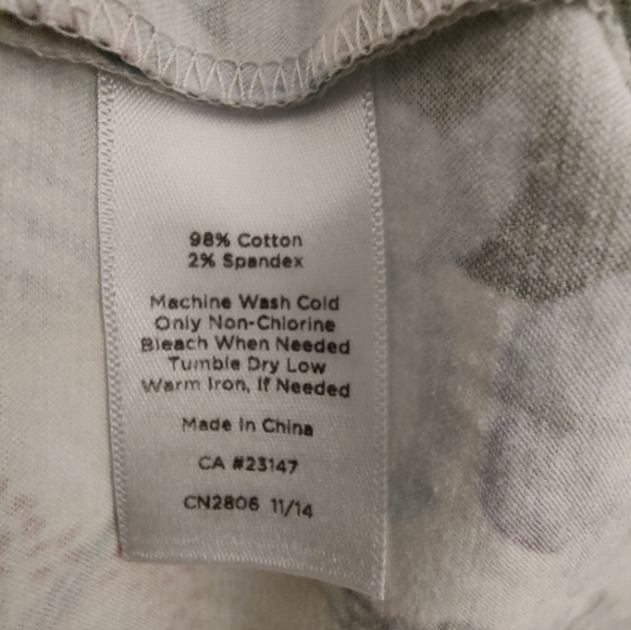 Talbots Floral Pleated Skirt in Blue/Yellow - Size 10 - Picture 5 of 6